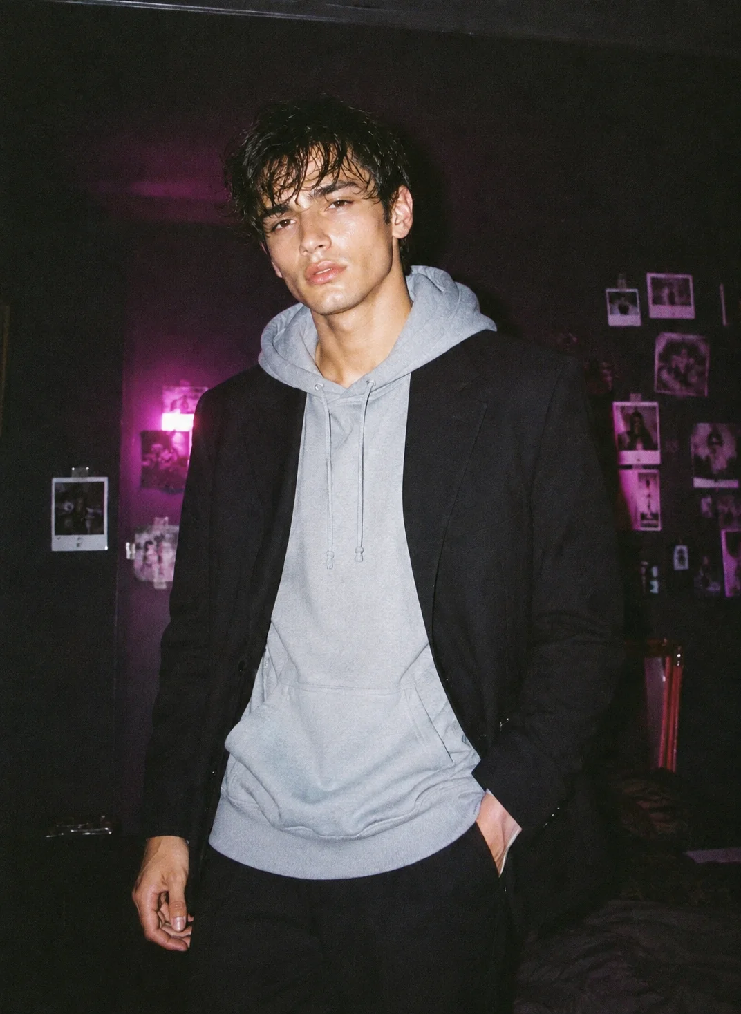 Prompt Seen Attitude Boy 1990s Candid Flash Portrait AI Prompt example