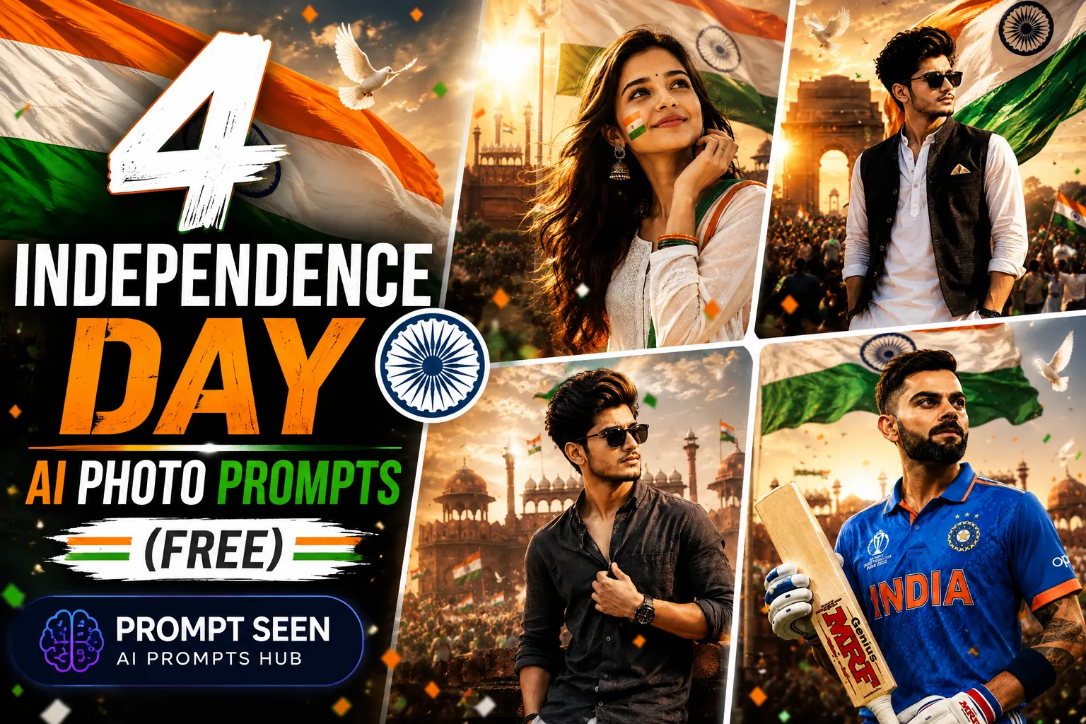 Independence Day AI Photo Prompts example