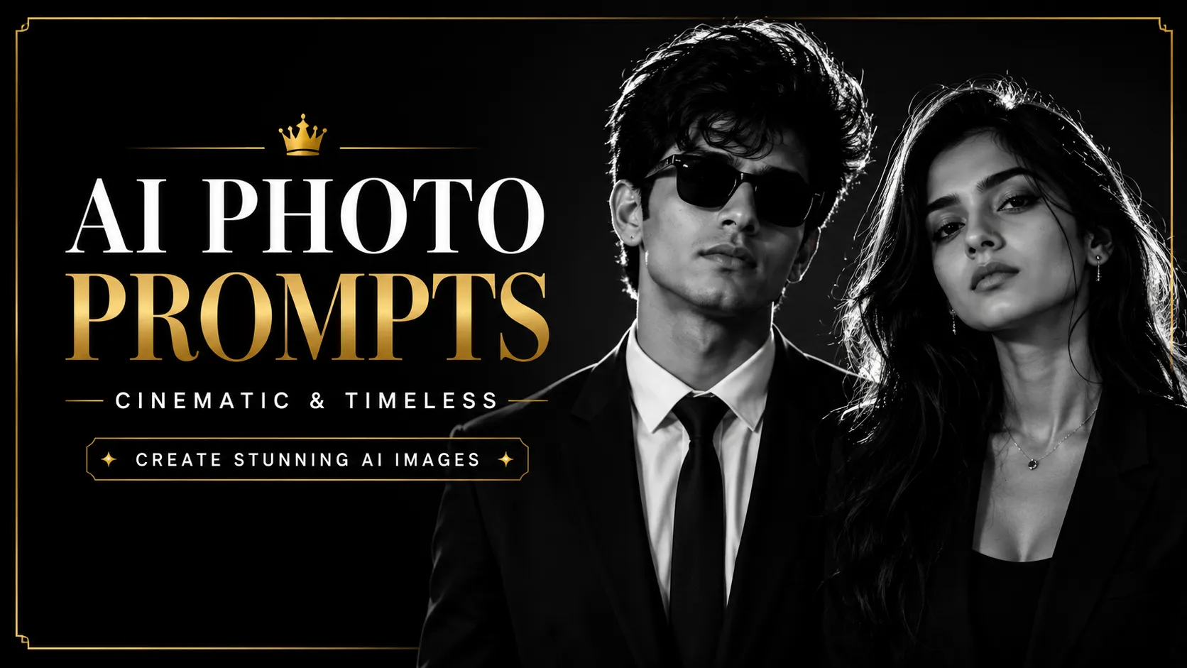 Aesthetic Couple Eyes AI Photo Prompts example