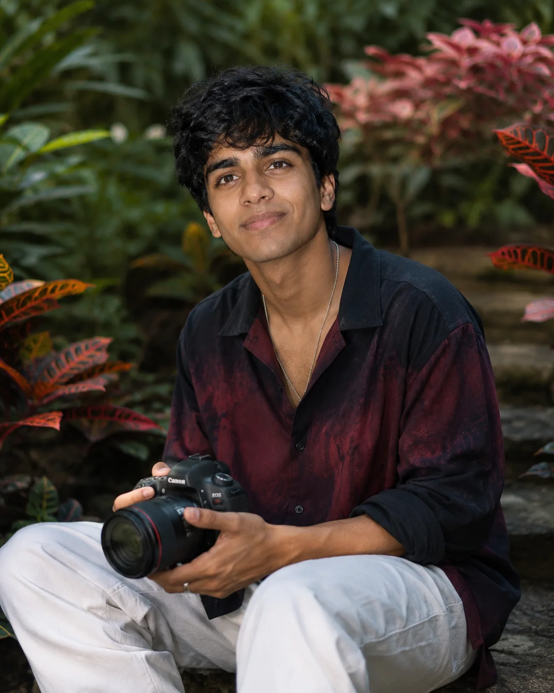 Prompt Seen Gemini Boy Cinematic Canon Camera Portrait AI Prompt example