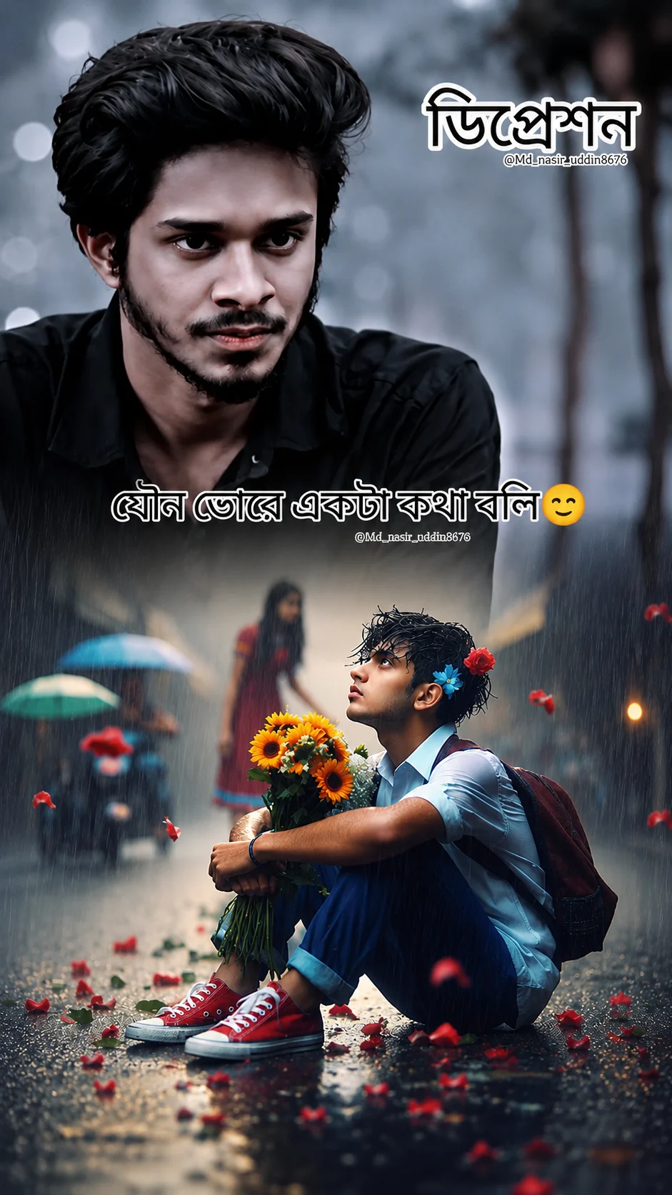 Suno tumhe ek zaroori baat batani hai emotional sad rain mood CapCut template