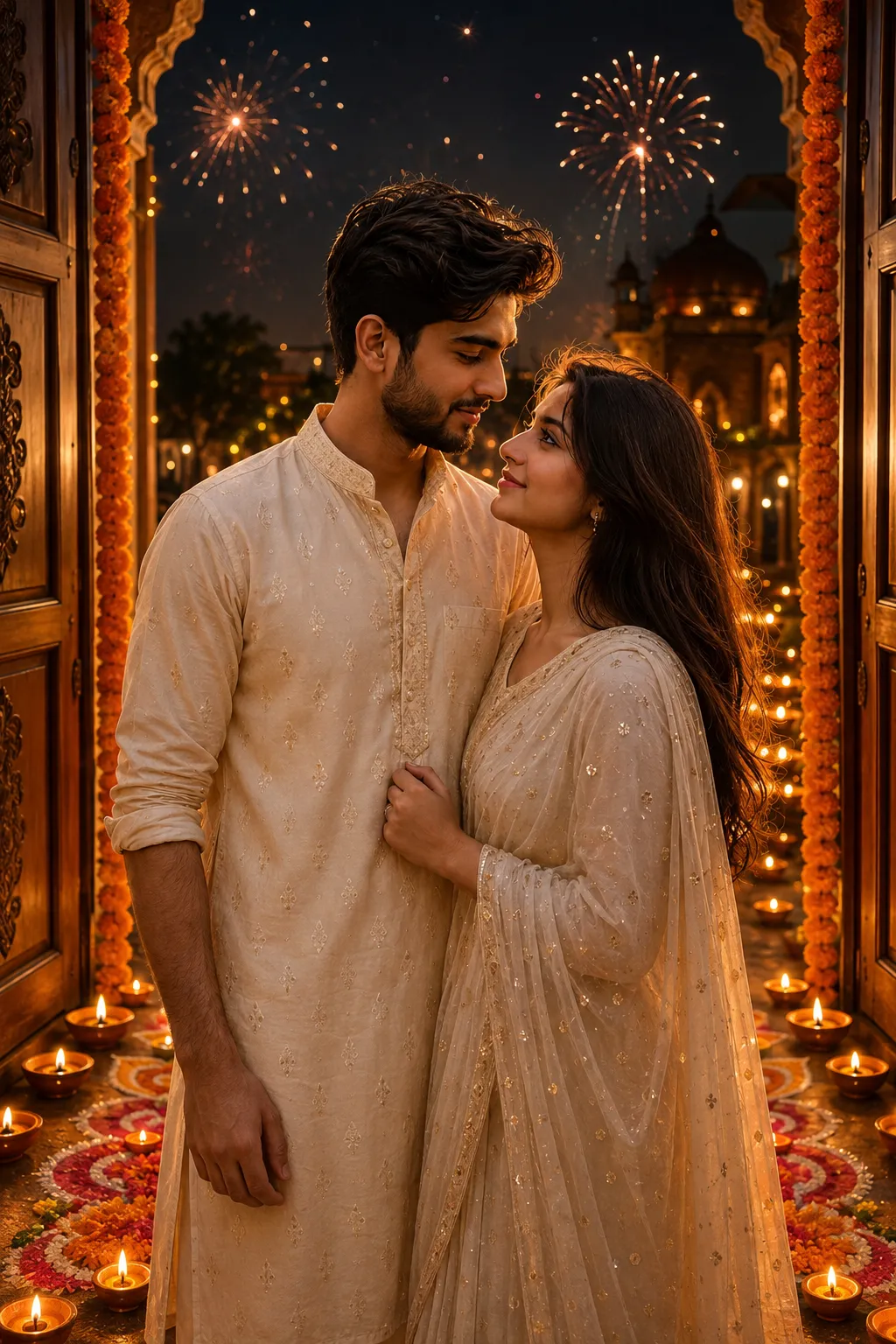 Diwali Diya-Light Portrait AI Prompt