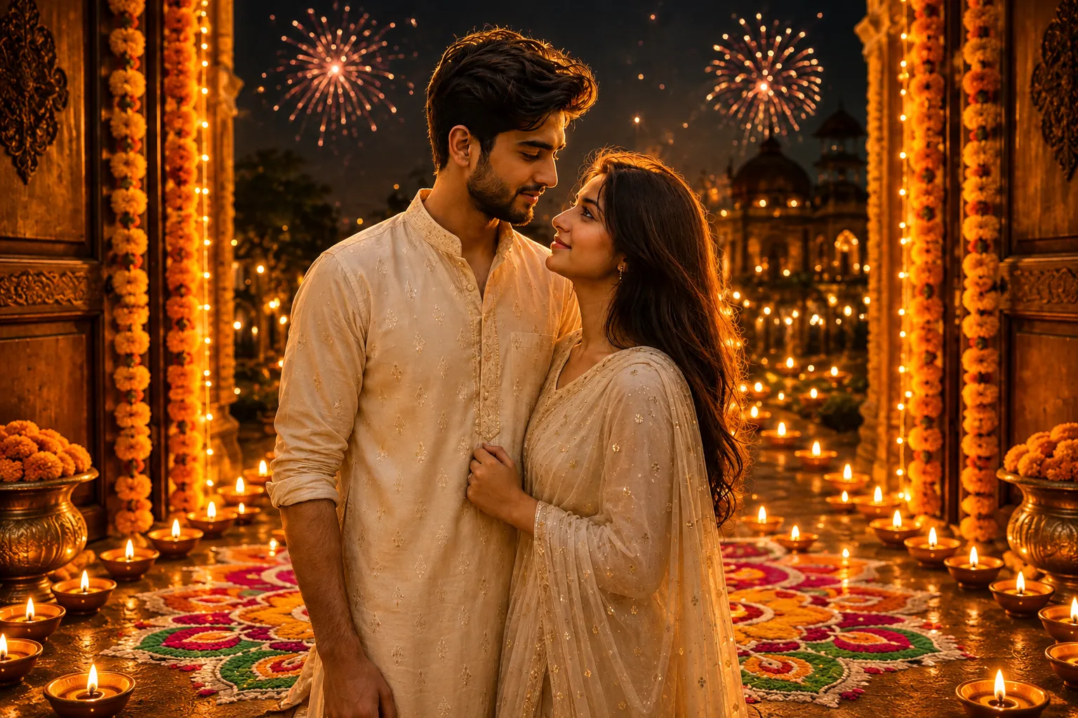Diwali Diya-Light Portrait AI Prompt