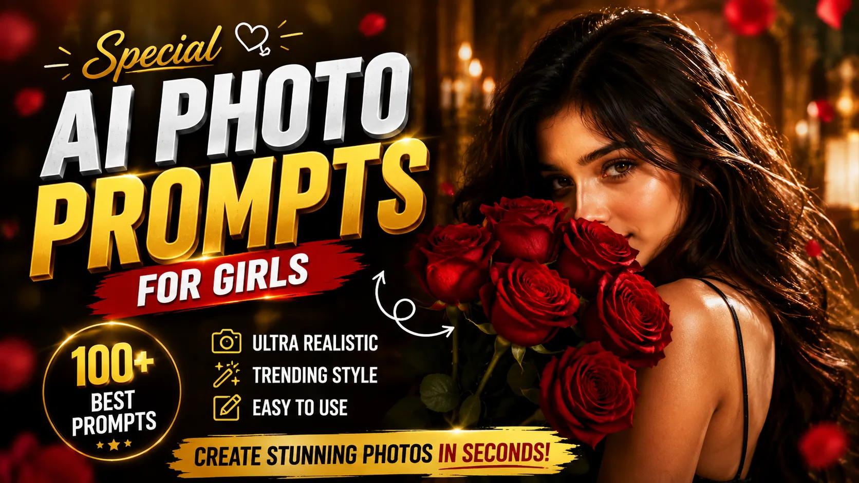 Dreamy Wallpaper Photo Prompt example for girls