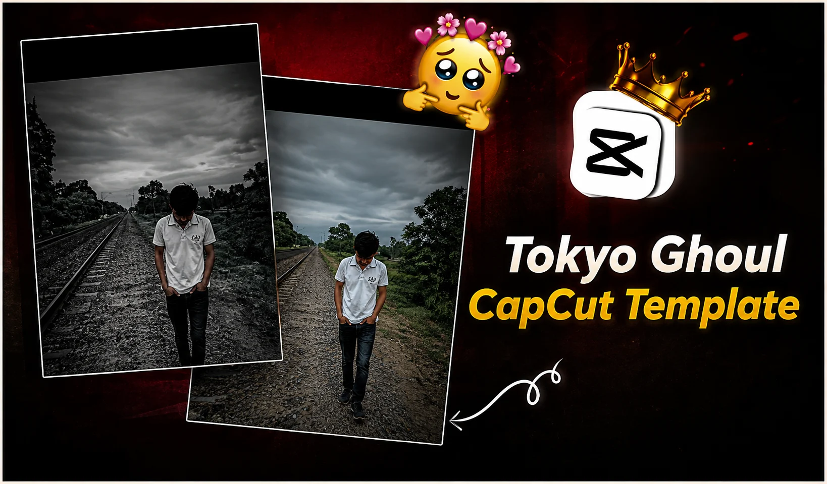 Tokyo Ghoul CapCut Template example