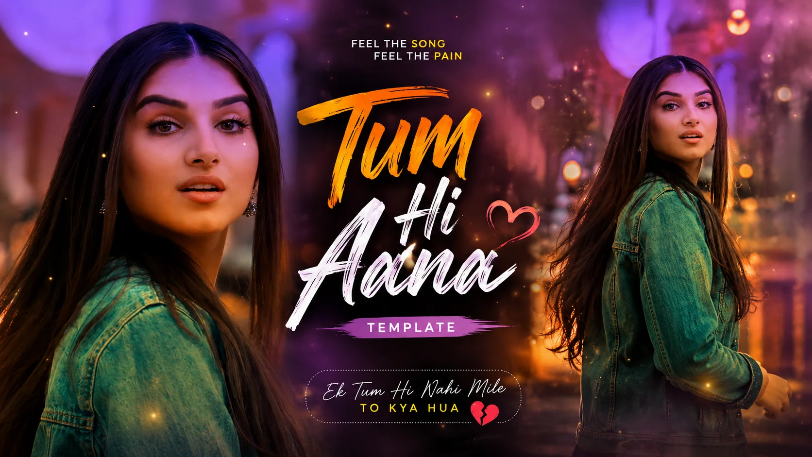 Tum Hi Aana CapCut Template example