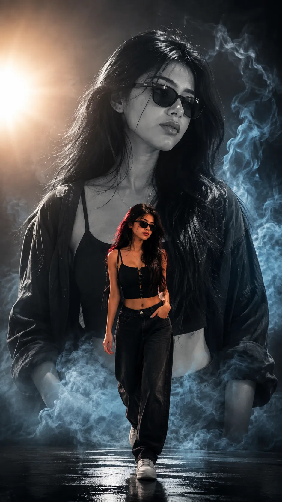 Two Shades Dual-Portrait AI Photo Prompts